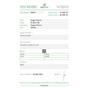 TB 500 5mg - Dragon Pharma