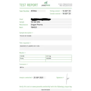 TB 500 5mg - Dragon Pharma