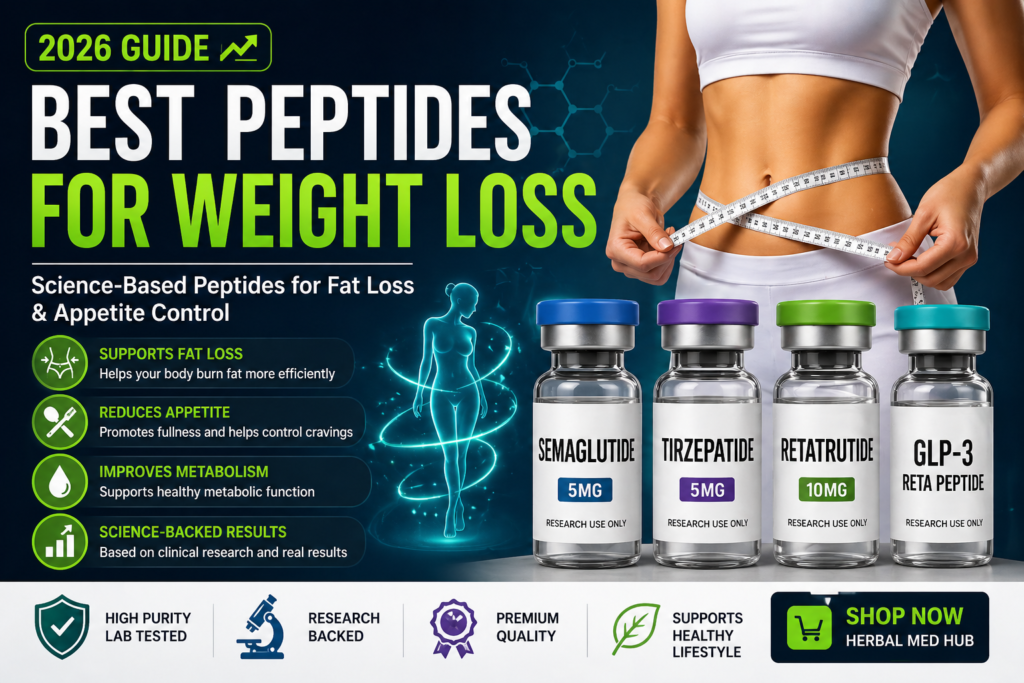 Where to get Best Peptides for Weight Loss in 2026 (Science-Based Guide)