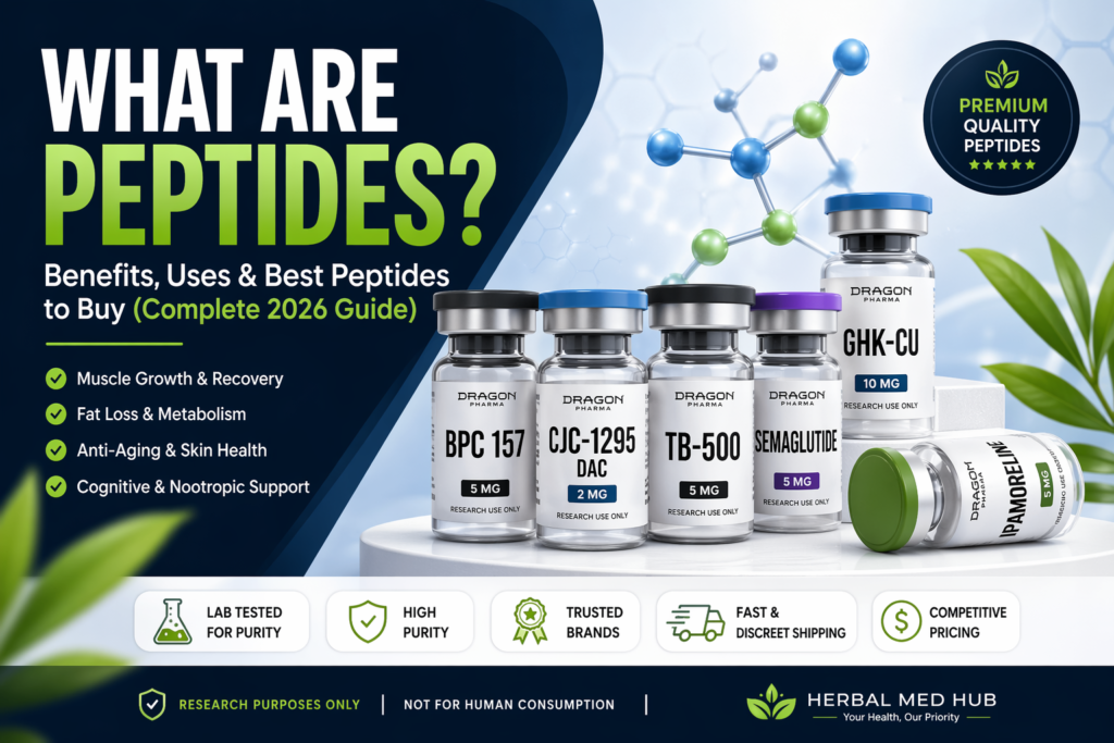 What Are Peptides? Benefits, Uses & Best Peptides to Buy (Complete 2026 Guide)