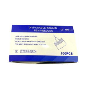 Insulin Needle Compatinle Pens: Novo, Lilly, Sanofi Avents, Ypsomed 4mm
